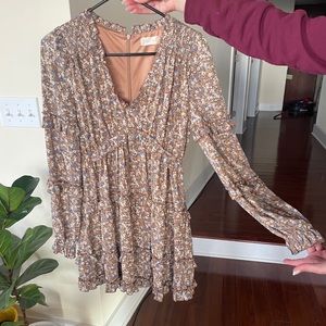 Altar’d State / M Long Sleeve Floral Dress